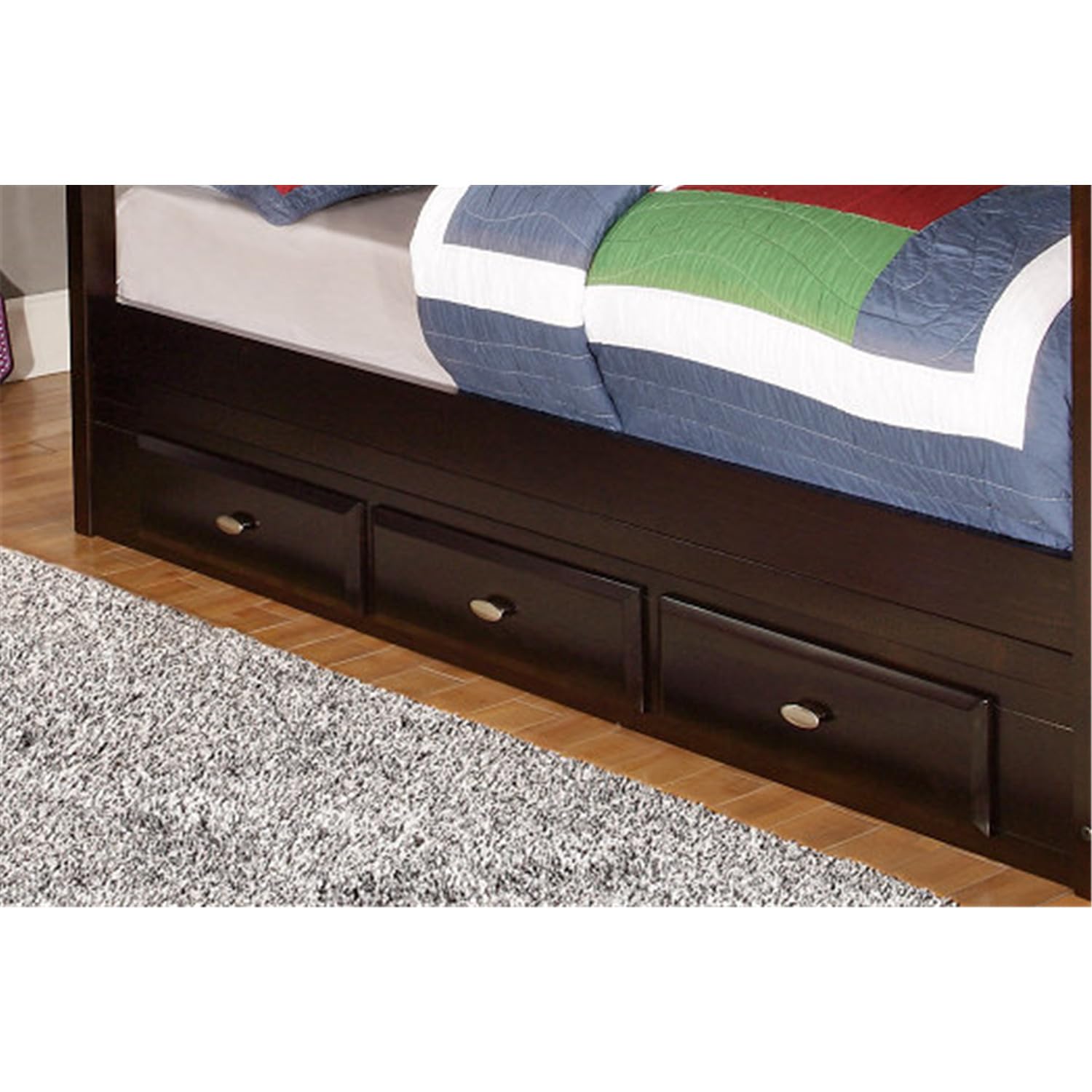 American Furniture Classics Mission Staircase Bunk Bed, Twin Over Twin