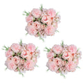 6 Pack Artificial Flowers, Fake Faux Peony Silk Hydrangea Plastic Carnations Daisy Realistic Flower Arrangements for Wedding Dec