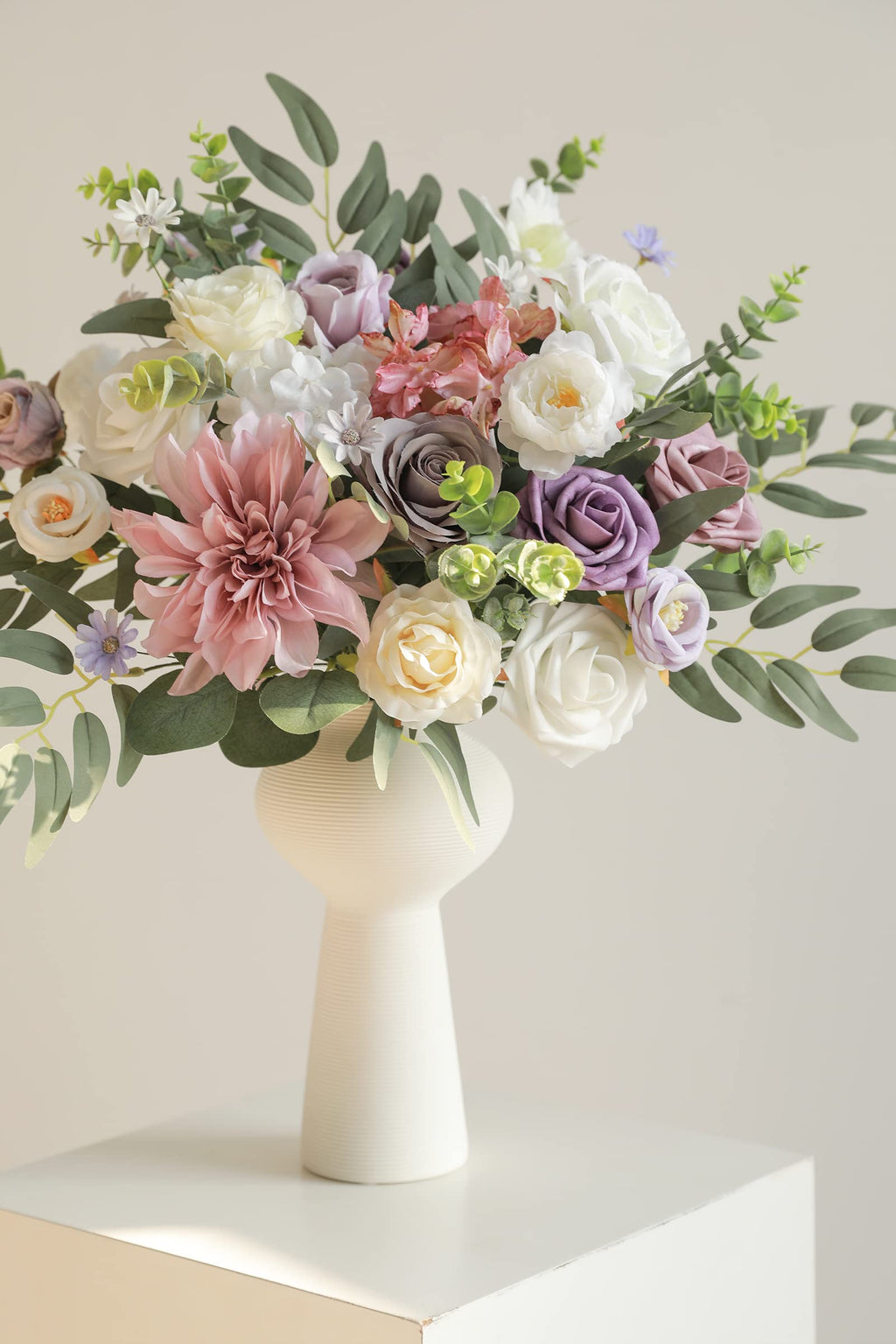 Serra Flora Artificial Flowers Combo Box Set Faux Flowers Bulk Flower Leaf With Stems Arrangements For Diy Wedding Bouquets Part