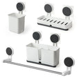 4In1 WallMounted Bathroom Organizer Set
