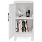 Lorell LYS SOHO Locker, 2-Shelf, White