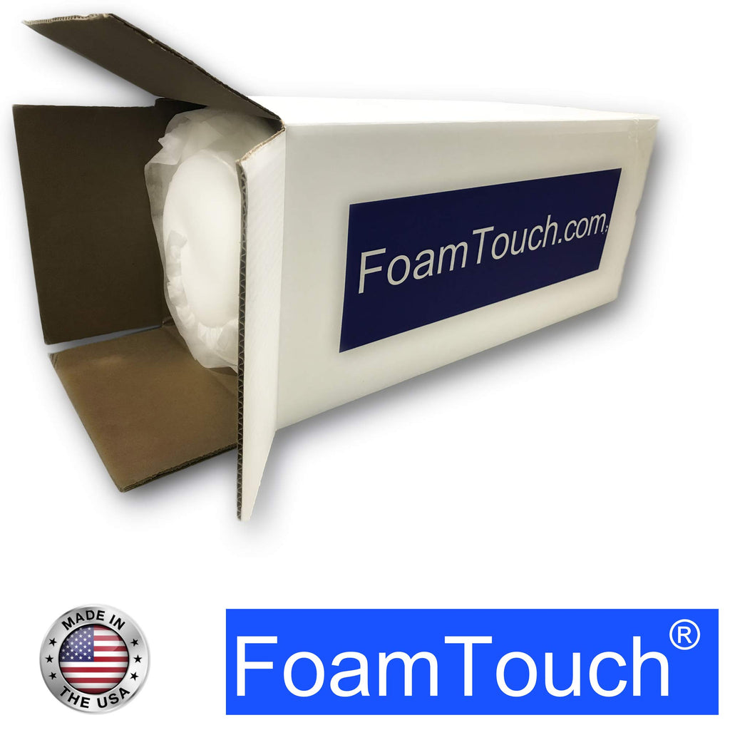 Foamtouch (3 Pack Upholstery Foam Cushion High Density 1' Height X 24' Width X 84' Length Made In Usa