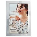Malden International Designs Essentials Silver Metal Engravable Picture Frame, 4x6, Silver