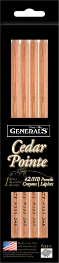 General Pencil Company Cedar Pointe No. 2 Pencil (Ang333-2)], 12-Pack