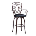 Crested Back Bar Stool 30