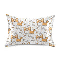 Blueangle Cute Welsh Corgi Satin Pillowcase For Hair And Skin Silk Pillowcase, Standard Size(20X26 Inches) - Satin Pillow Covers