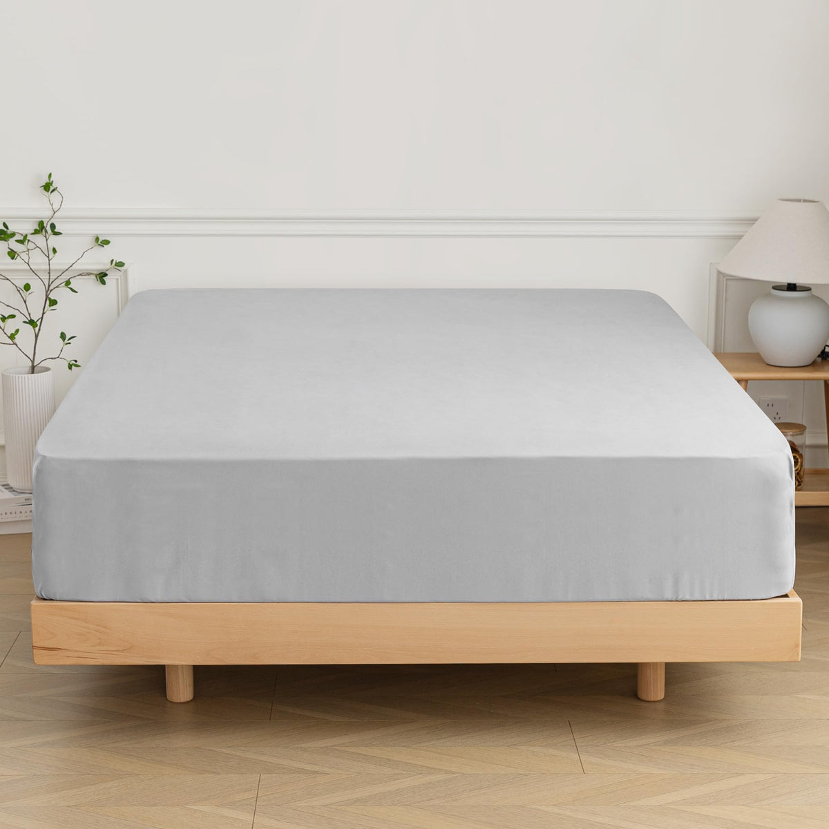 Full Size Fitted Sheet Only - Premium 1800 Super Soft & Cozy Microfiber, Wrinkle, Fade, Shrinkage Resistant Deep Pocket Full Fit