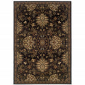 HomeRoots 509028 6 x 9 ft. Oriental Power Loom Stain Resistant Area Rug Multi Color