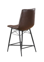 Coaster Home Furnishings Upholstered Tufted Counter Height Stools Brown (Set of 2)