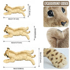 Gisqis Stuffed Animal Lion, 16' Lion Stuffed Animals Plush Pillow Realistic Large Stuffed Baby Lion Plush Toys Safari Animals T