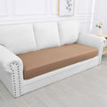 Smiry Waterproof Couch Cushion Covers, Stretch Washable Sofa Cushion Cover, Soft Sofa Slipcover Elastic Non-Slip Furniture Protector For Pets, Kid (Large, Camel)