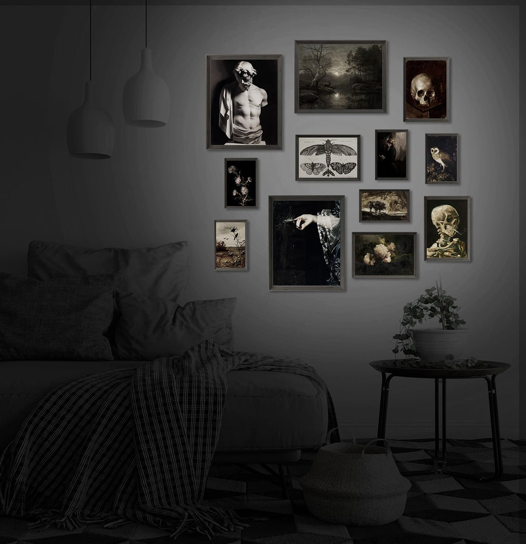 Dark Academia Wall Art And Posters - Witchy, Gothic Home Decor For Halloween Bedroom
