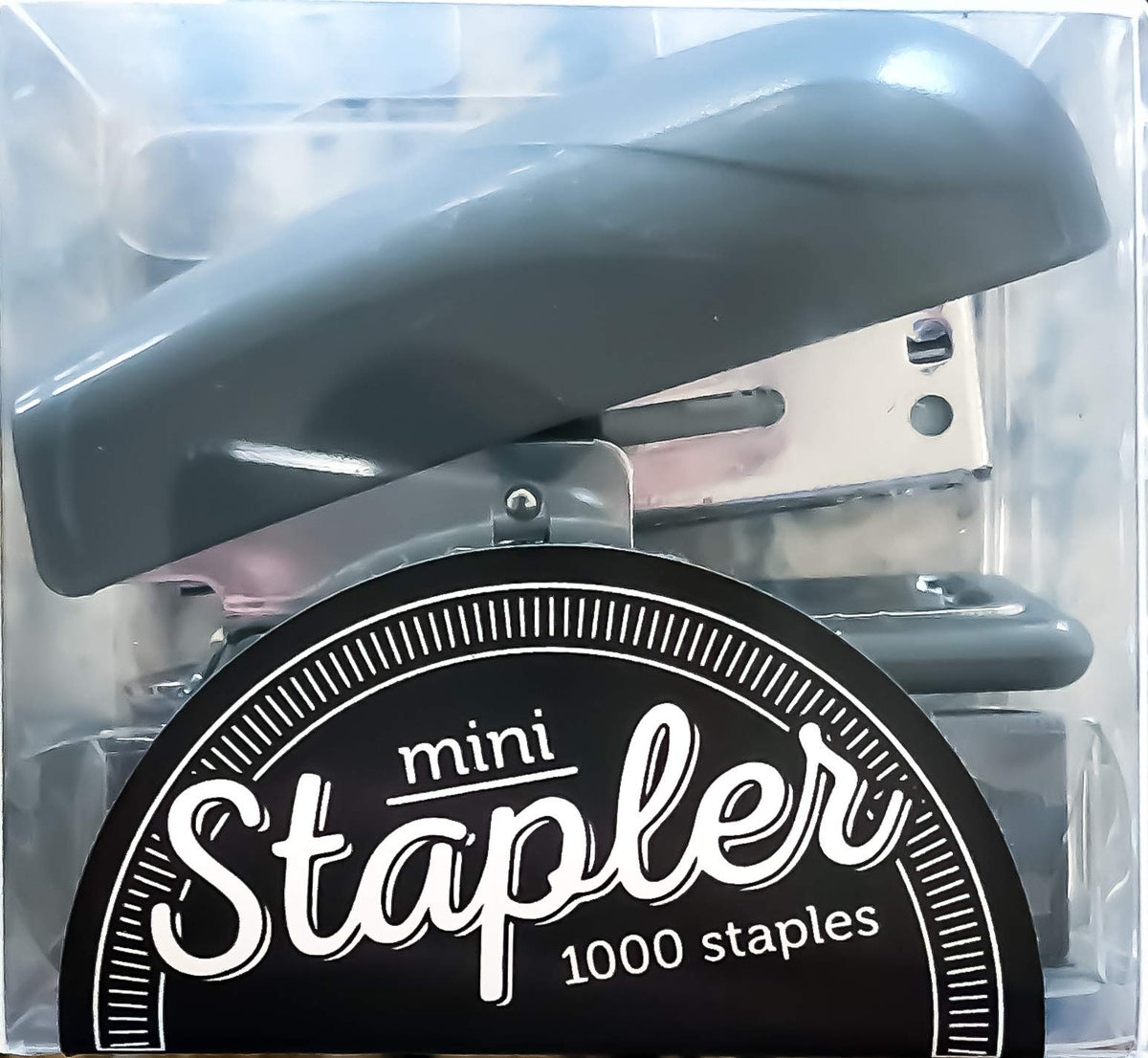 Office Depot Brand Mini Stapler With Color Staples, Gray
