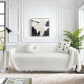Meetsky Sectional Sofa Cover Couch Cover, Slipcover For Reclining Couch Futon, Living Room Decor Cotton Polyester Blend Thick So