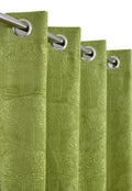 Jiyansh Decor Velvet Tree Printed Door Curtains || Door Drapes || Panels for Window Home and Office Living Room, Hall Decor (Gre