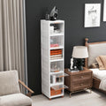 Jd Fresh 6 Tier Plastic Wardrobe Organizer/Foldable Cupboard For Storage/Stackable Storage Cabinet/Drawers For Storage Box/Multi
