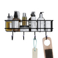 The Organiser Company Bathroom Shelf  Wall Mounted Adhesive Rack For Bathroom Accessories, Cast Iron Wall Shelf, RustResistant