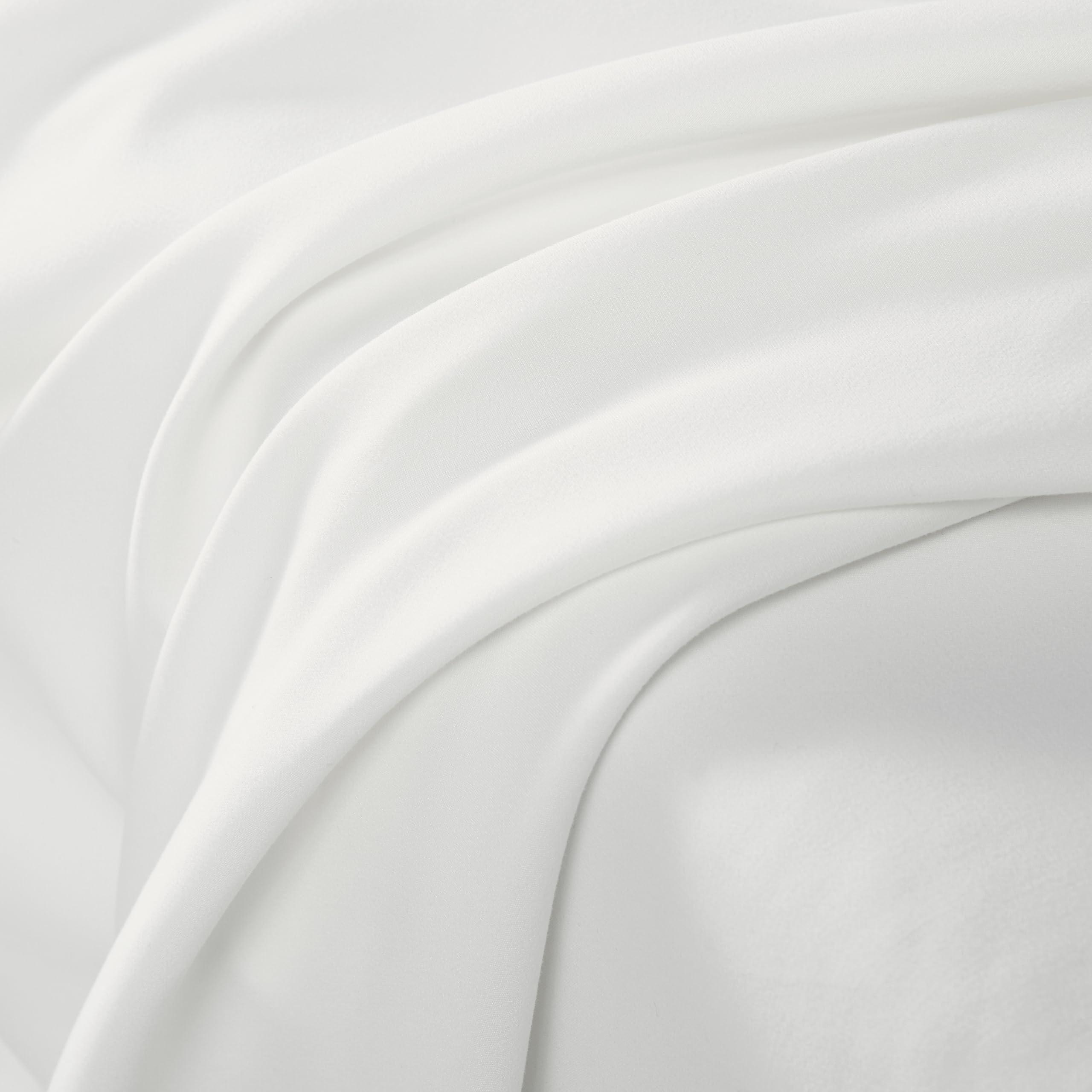 Ugg Hedi Queen Sheet Set 4-Piece Luxury Cooling Sheets Deep Pockets Premium Bedding With 2 Pillow Shams Hypoallergenic Machine Washable Soft Lightweight Bed Set For Bedroom, Queen, White