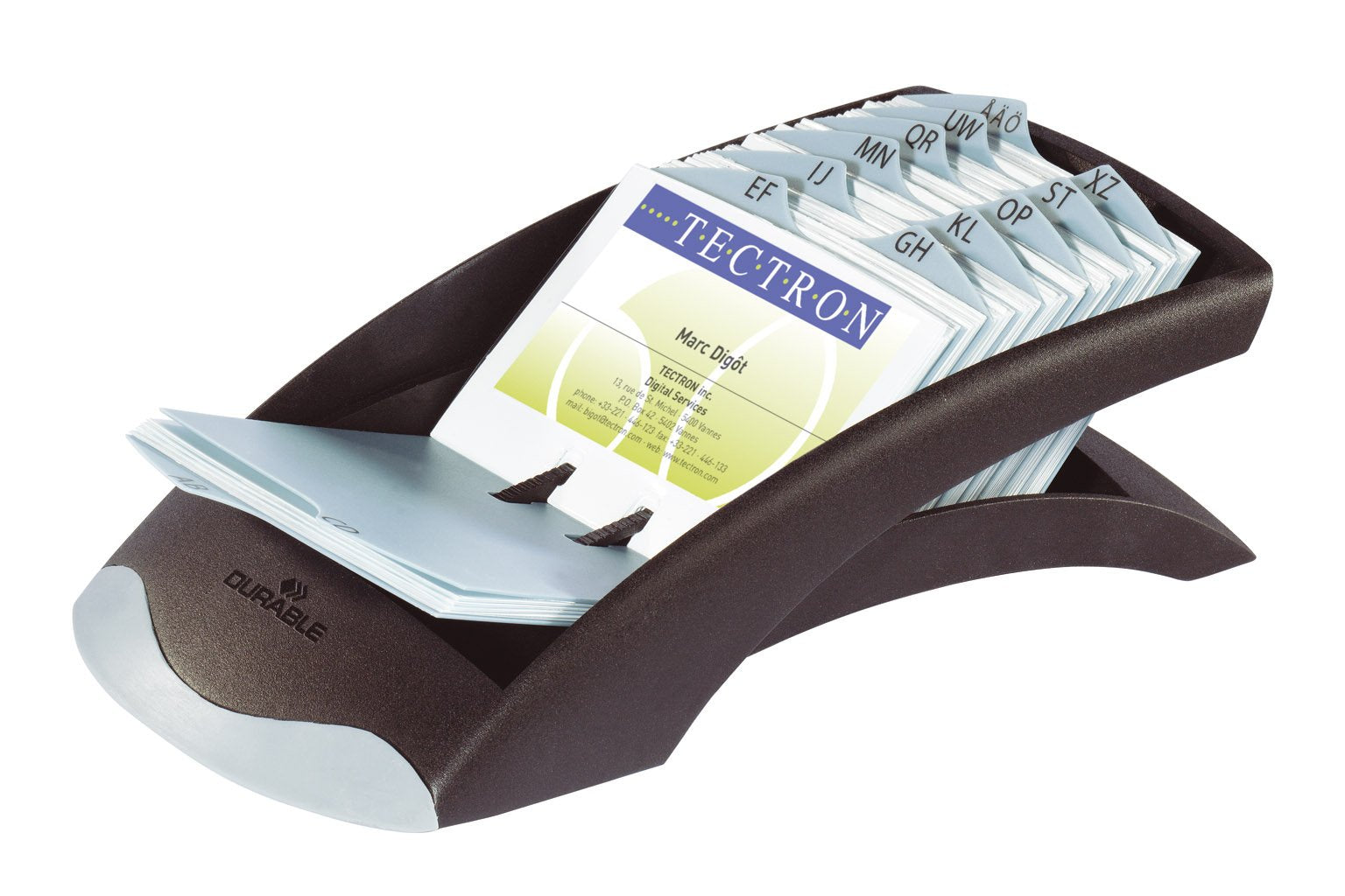 VISIFIX Desk Business Card Files,Black