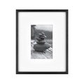 MCS Master & Co. Foundry Metal Gallery Wall Frame, Black, 8 x 10 in matted to 4 x 6 in