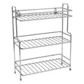 Sulfar 3 Tier Trolley Rack For Boxes Utensils Dishes Plates For Home/Stainless Steel Kitchen Rack For Spice And Dishes For Kitch
