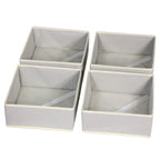 DIOMMELL Foldable Cloth Storage Box Closet Dresser Drawer Organizer Fabric Baskets Bins Containers Divider for Clothes Underwear
