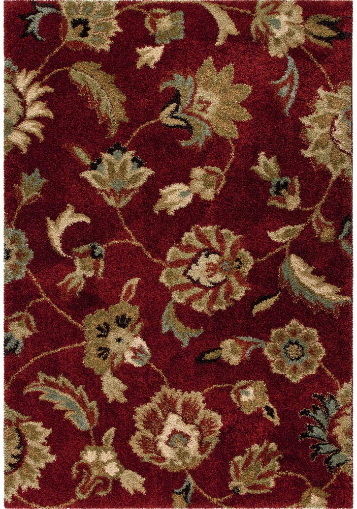 Orian Rugs Cw1/Lond/83Ro/160X230 Premium Woven Area Rug, 5'3&quot; X 7'6&quot;, Rouge