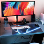 Jahosin Large Gaming Mouse Pad With Stitched Edges,[27.5X11.8In] Extended Mouse Pad With Non-Slip Natural Rubber Base For Gamer/