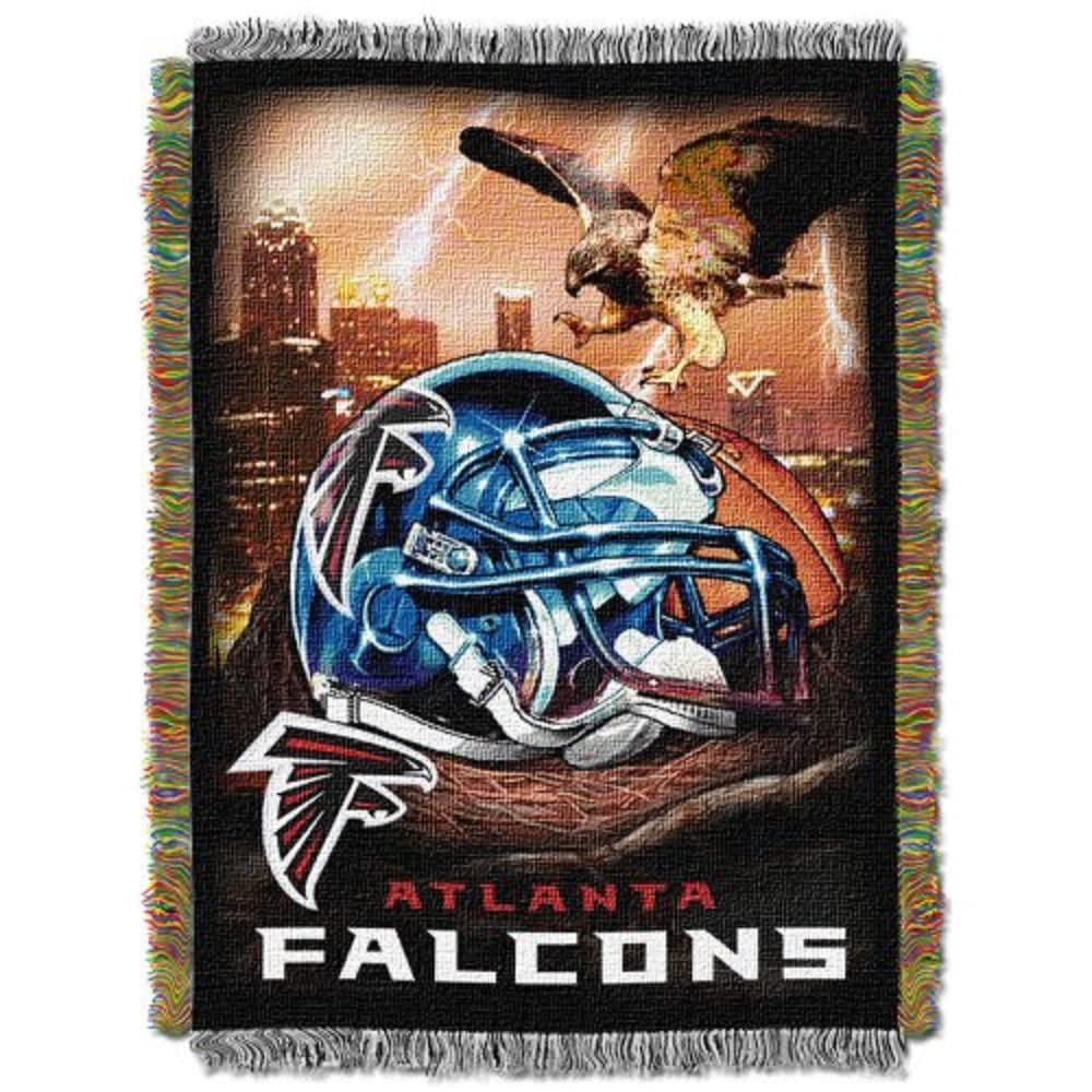 Northwest Nfl Atlanta Falcons Unisex-Adult Woven Tapestry Throw Blanket, 48'' X 60'', Home Field Advantage