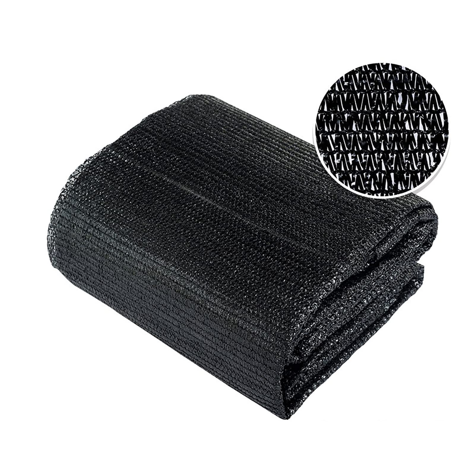 Shatex 90% 8X15Ft Sun Shade Fabric For Pergola Cover Porch Vertical Screen, Black