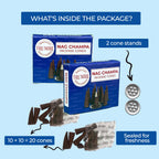 Nag Champa Incense Cones - Total 20 Cone Incense - Dual Pack Of 10 Insence Cones - Incense Cones Scented - Cone Incense Scents -