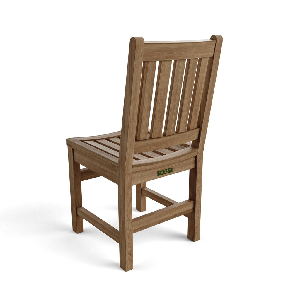 Anderson Teak CHD-091-No Cushion Sonoma Dining Chair, Natural Finish Well Sanded