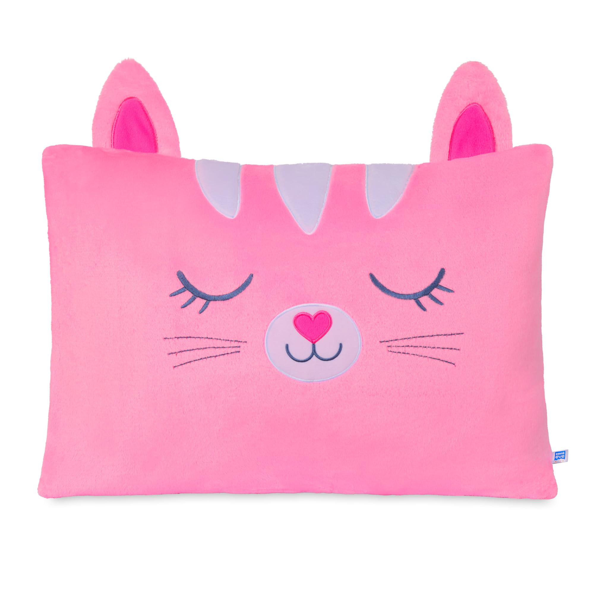 Saint Eve Kids Pillow Pals Fuzzy Pillow Cases, Cute Animal Friends Soft Pillow Covers for Kids Beds and Nap Time  Strawberry Th