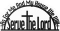 Vivegate As For Me And My House Sign - Metal Bible Verses Wall Decor As For Me And My House Christian Wall Decor (Black)