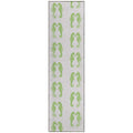 Seabreeze Sz15 Green Coastal Rug Runner 2' 3" X 7 ' 6"