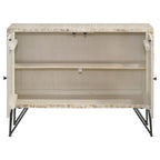 Coaster Home Furnishings Maille 2-Door Accent Cabinet White Washed
