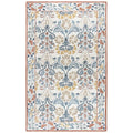 Rizzy Home Alora Decor Lavine 8' X 10' Floral Natural/Rust/Blue Gray/Brown/Gold Area Rug