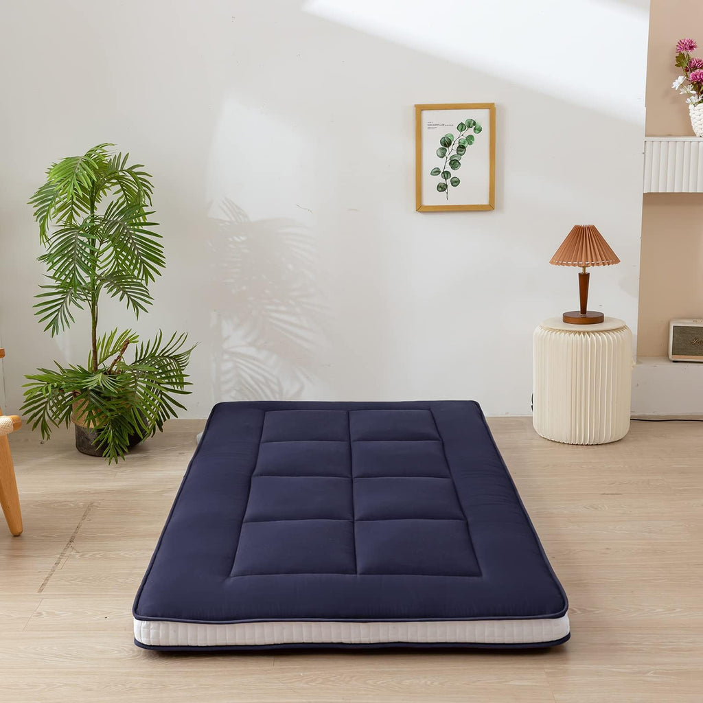 Maxyoyo Japanese Floor Mattress Futon Mattress Twin Bed Mattress, Single Mattress Pad Guest Mattress Floor Bed Mattress, Easy To