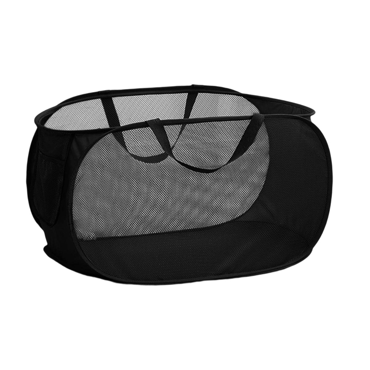 ZOOMELLA Popup Laundry Basket Collapsible Laundry Basket for Living Room Dorm Bedroom Black|Hampers|Home & Garden