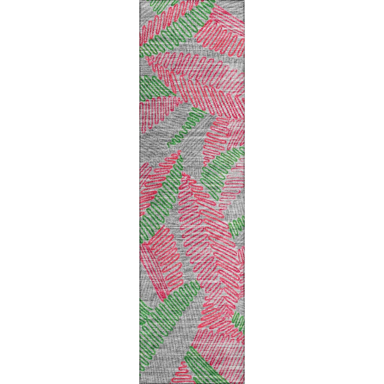 Sedona Sn11 Pink Transitional Rug Runner 2' 3" X 12'