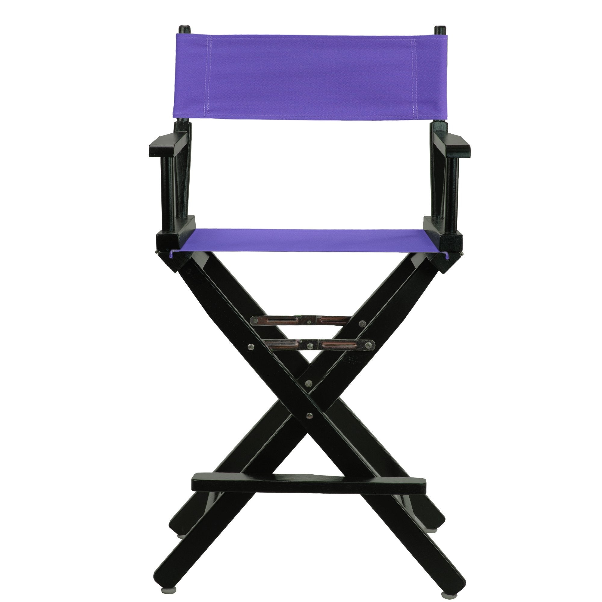 Casual Home 220-02/021-41 Director Chair 24&quot; - Counter Height Blackframe/Purple Canvas