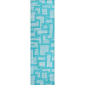 Sedona Sn4 Blue Contemporary Rug Runner 2' 3" X 10'