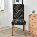 Hzdhclh Chair Covers For Dining Room Set Of 6,Stretch Spandex Parsons Chair Slipcovers 6 Pack,Removable Washable Chair Protector