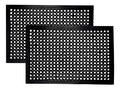 Irongate Rubber Doormat - 2 Pack Non Slip Anti Fatigue Indoor Outdoor Rubber Floor Mat - Heavy Duty Commercial Kitchen Mat - Ram