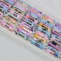 Upafexxi-Laminated Planner Monthly Tabs(72 Stickers In Total,24 Month,24 Subject,24 Blank) Calendar Monthly Label Stickers For P
