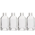 Hosley Essential Elegance: Set of 4 Diffuser Boston Round Style Glass Bottles (85ml) Perfect for Storing and Showcasing Your Fav