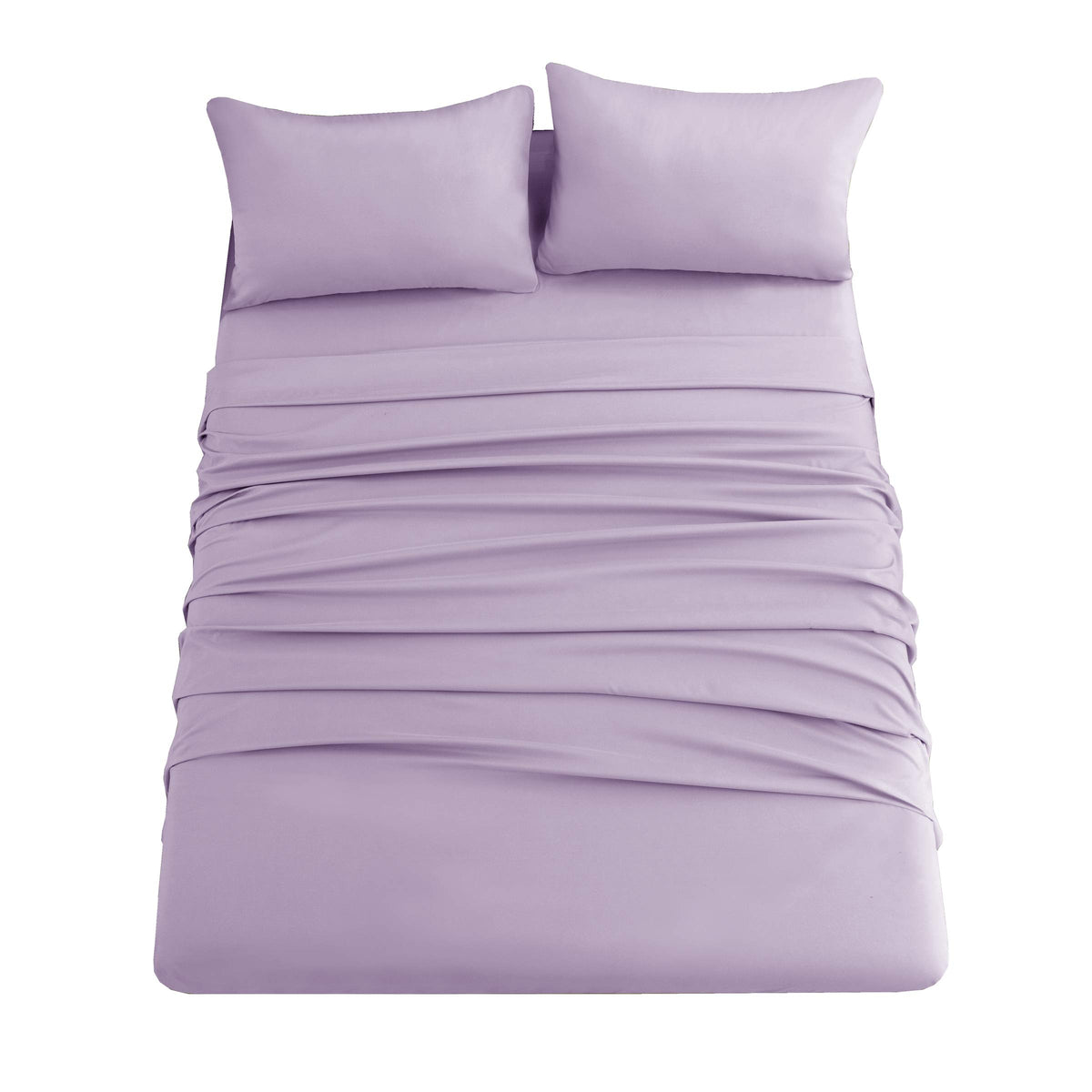 Ghooss Sheets Set Full Size Hotel Luxury-Extra Soft 1800 Microfiber Bedding Sets,Wrinkle Free,Stain Resistant-Deep Pocket Fitted