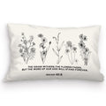 Kdqua Christian Bible Verse Pillow Covers 12X20, Inspirational Christian Scripture Gifts Decoration Throw Pillow Cover, For Home