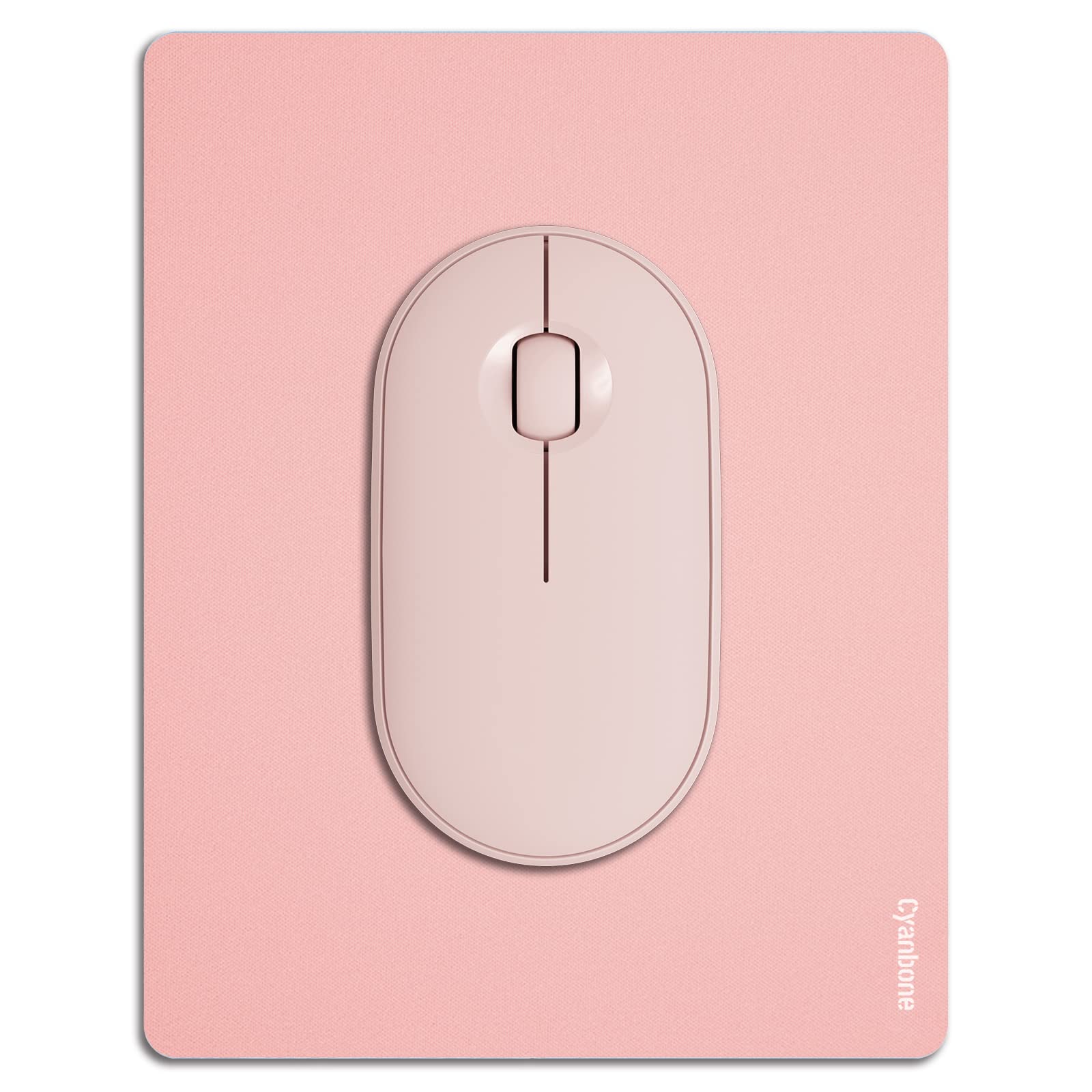 Cyanbone Mini Mouse Pad Small Size, Portable Mouse Pad Pink Kawaii, Travel Mousepad Cute Waterproof With Non-Slip Rubber Base Fo