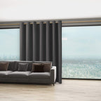 Bonzer Room Divider Curtain Total Privacy Wall Grommet Thermal Insulated Soundproof Extra Wide Blackout Curtains For Bedroom Liv